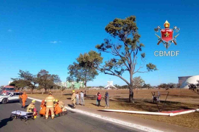 (crédito: Corpo de Bombeiros do DF/ Divulgação) (crédito: Corpo de Bombeiros do DF/ Divulgação)
