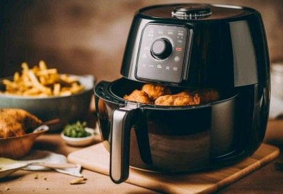 O benefício principal está na redução de gorduras e calorias em comparação à fritura por imersão, mas a qualidade do ingrediente continua sendo essencial para o emagrecimento e o bem-estar. -  (crédito: Reprodu&ccedil;&atilde;o/Freepik) -O benefício principal está na redução de gorduras e calorias em comparação à fritura por imersão, mas a qualidade do ingrediente continua sendo essencial para o emagrecimento e o bem-estar. -  (crédito: Reprodu&ccedil;&atilde;o/Freepik)