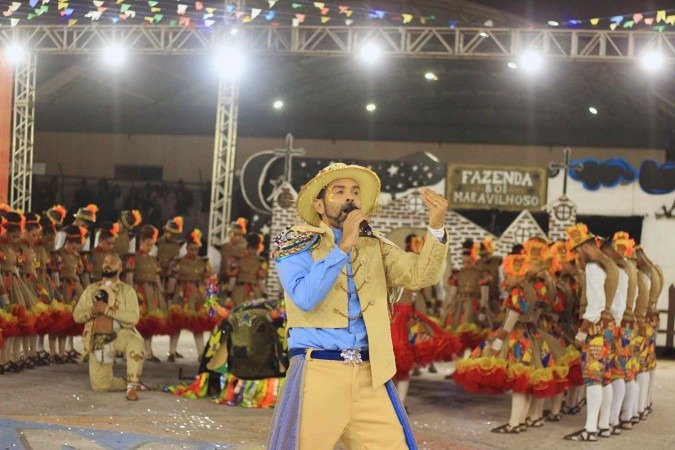 Waguinho, marcador e presidente da quadrilha Arroxa o Nó. 