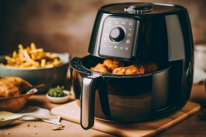 Alimentos preparados na airfryer - (crédito: Reprodução/Freepik) Alimentos preparados na airfryer - (crédito: Reprodução/Freepik)