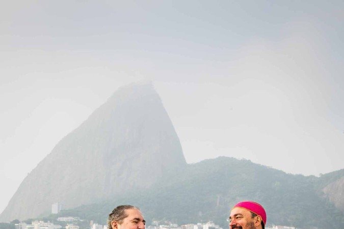  Moacyr Luz e Pierre Aderne: parceria que uniu Brasil e Portugal.
    