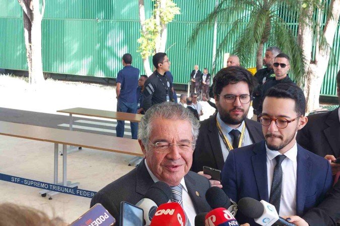 Marco Aurélio Mello relembrou que conviveu com Pertence no ofício de juiz de 1990 a 2007 - (crédito: VICTOR CORREIA) Marco Aurélio Mello relembrou que conviveu com Pertence no ofício de juiz de 1990 a 2007 - (crédito: VICTOR CORREIA)