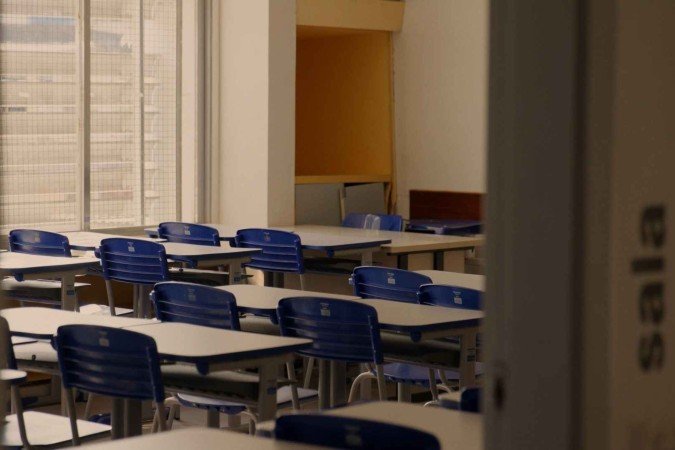 Cena da série Massacre na escola - 
A tragédia das meninas de Realengo -  (crédito: HBO Max/Divulgação)