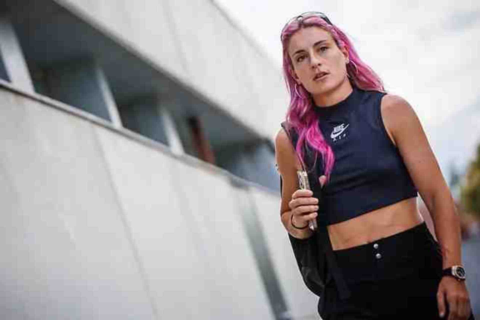 Promessa é dívida: Alexia Putellas pintaria o cabelo de rosa se fosse campeã da Liga dos Campeões da Europa -  (crédito: Divulgação/RFEF)