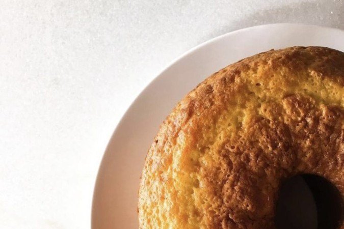 Bolo de milhos criado pela confeiteira Cecília de Araújo, da Cozinha Alice