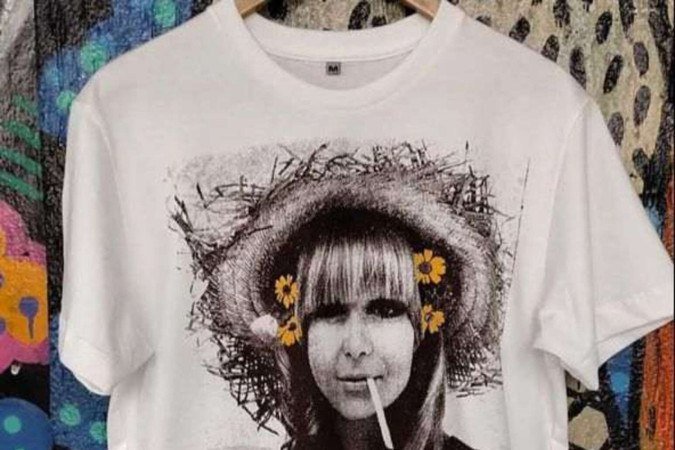 Camiseta Rita Lee, do  Mercadinho do Natinho 
(R$ 80)
