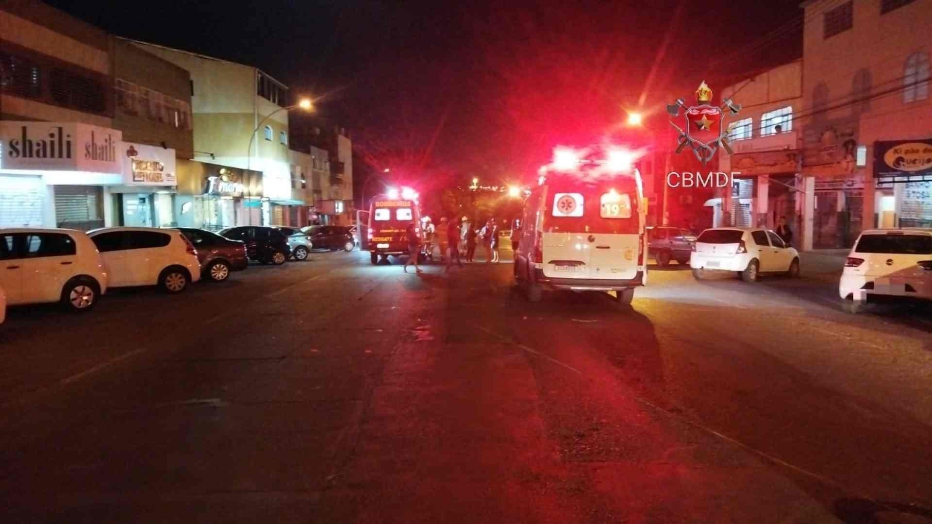 Acidente deixa uma pessoa ferida e em estado grave no Setor Leste do Gama