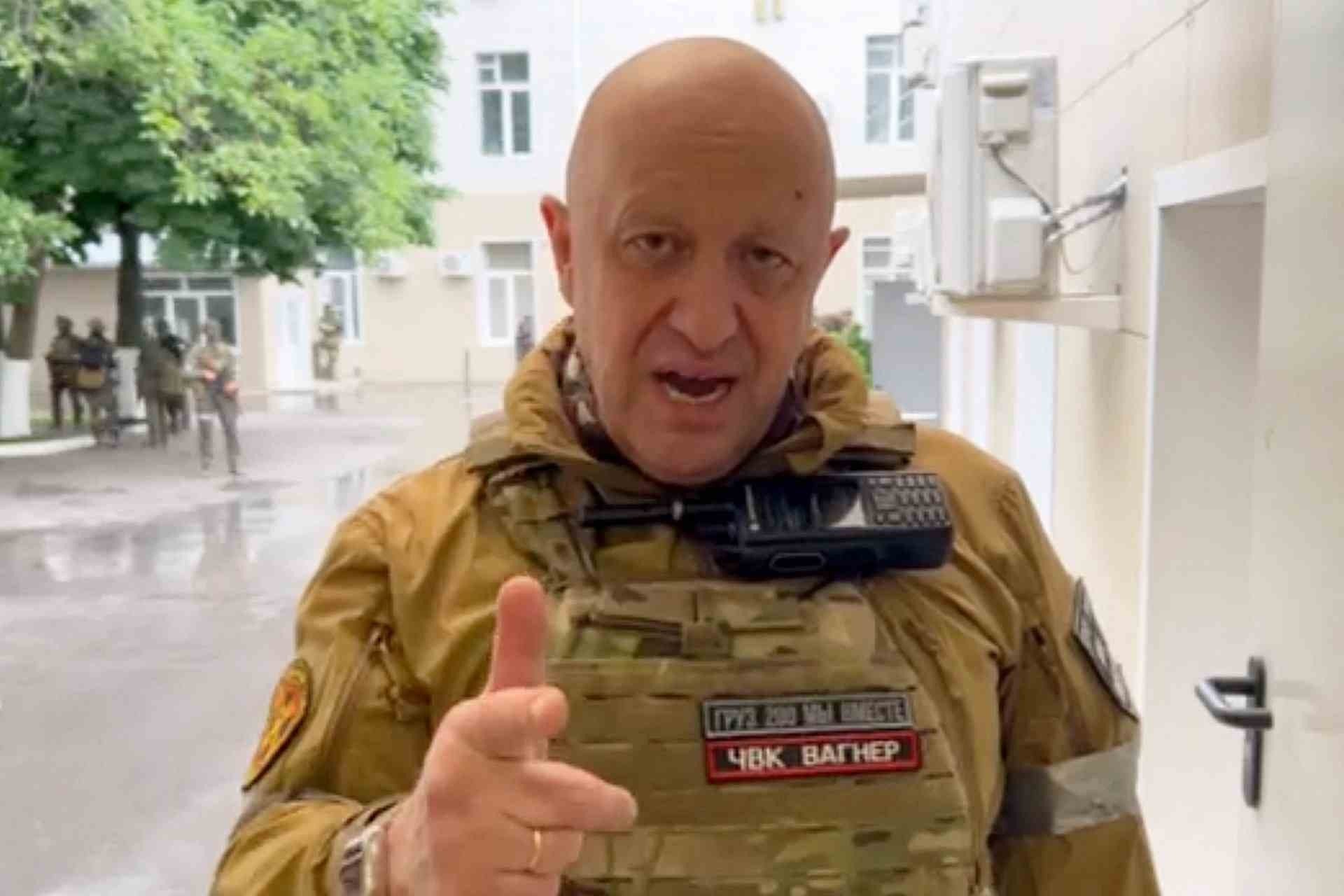 Yevgeny Prigozhin, em gravação de vídeo feita durante o motim, em 24 de junho: figura obscura