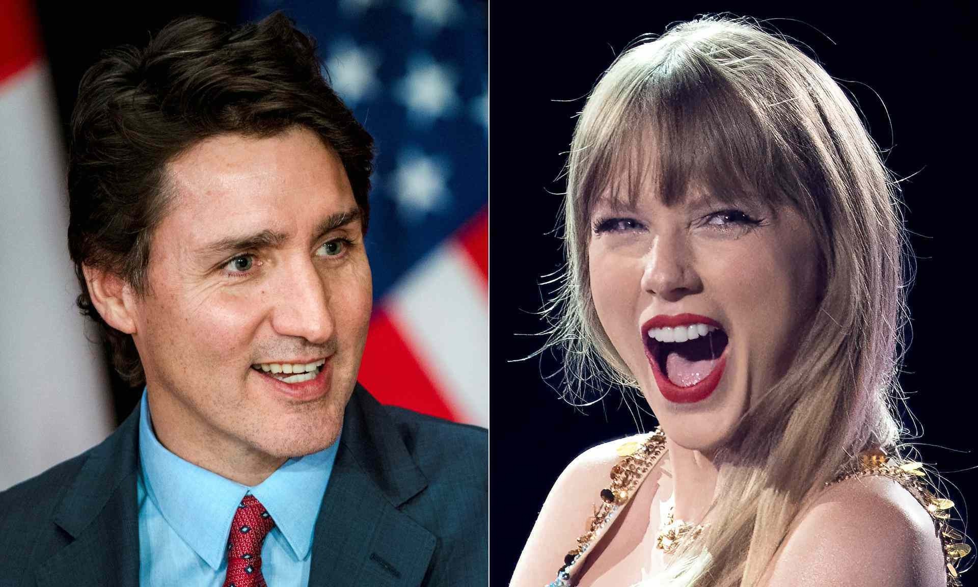 Primeiro-ministro do Canadá implora por show de Taylor Swift