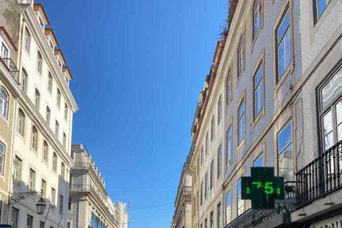 Centro de Lisboa, em Portugal. A capital lusitana é um dos locais que mais reúne brasileiros que migraram ao país europeu -  (crédito: Vicente Nunes)