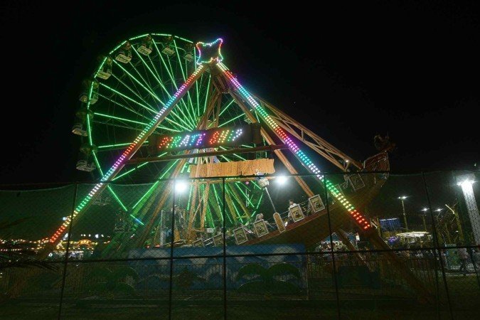  09/07/2023 Credito: Ed Alves/CB/DA.Press. Cidades. Parque de diversão Nicolândia. 