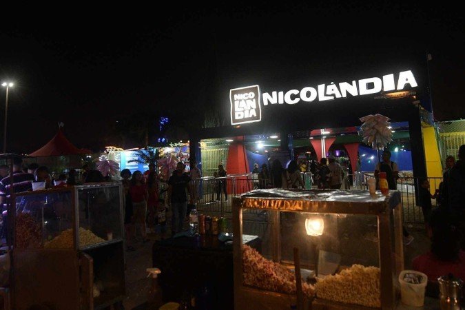  09/07/2023 Credito: Ed Alves/CB/DA.Press. Cidades. Parque de diversão Nicolândia.  -  (crédito:  Ed Alves/CB/DA.Press)