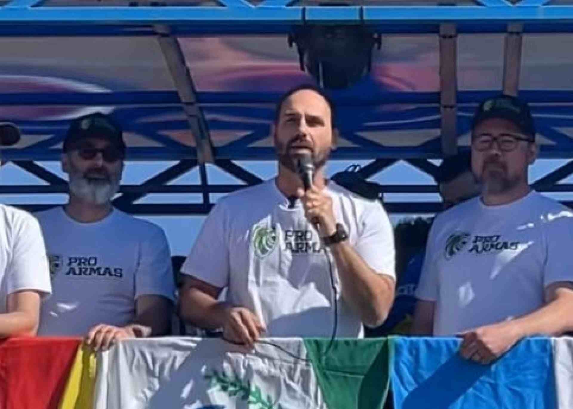 Eduardo Bolsonaro: pró-armas fez 