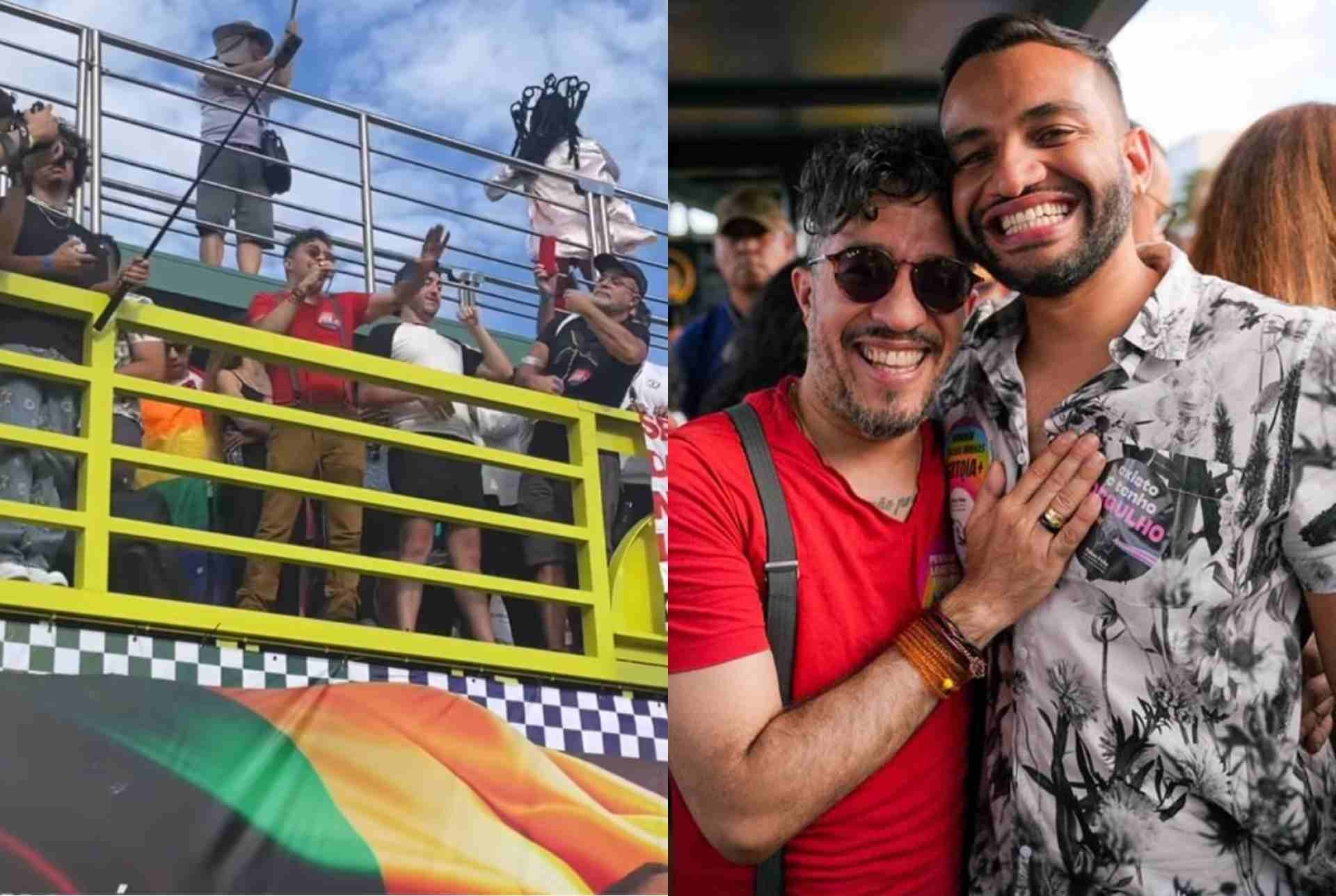 De volta ao Brasil, Jean Wyllys discursa na Parada LGBT+ de Brasília