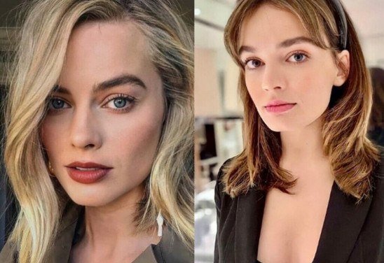 Reprodução/Instagram Margot Robbie e Emma Mackey