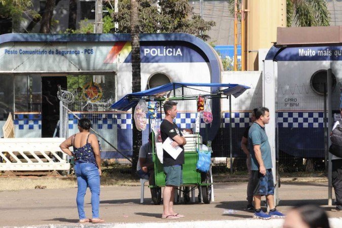  11/07/2023. Crédito: Minervino Júnior/CB/D.A Press. Brasil.  Brasilia - DF. Insegurança na Ceilândia com a falta de policiamento no local.