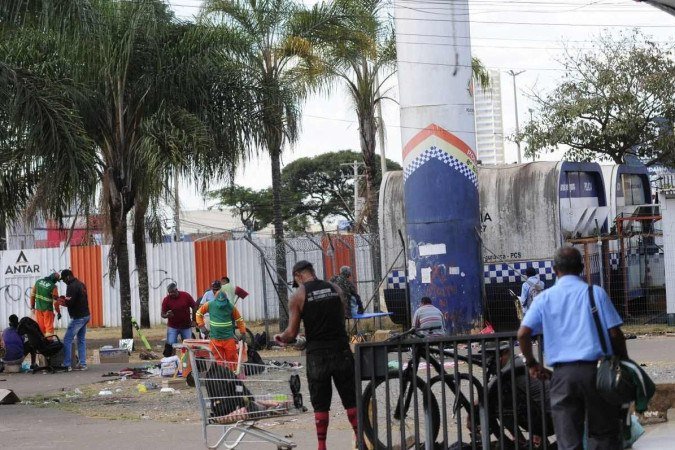  11/07/2023. Crédito: Minervino Júnior/CB/D.A Press. Brasil.  Brasilia - DF. Insegurança na Ceilândia com a falta de policiamento no local.