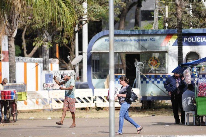  11/07/2023. Crédito: Minervino Júnior/CB/D.A Press. Brasil.  Brasilia - DF. Insegurança na Ceilândia com a falta de policiamento no local.