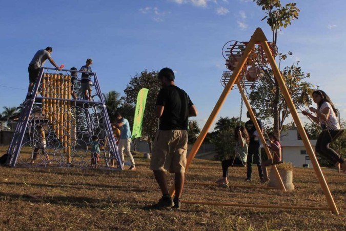 O Circo Teatro Udi Grudi instalou Diversom no Parque da Cidade - (crédito: Udi Grudi/Divulgação) O Circo Teatro Udi Grudi instalou Diversom no Parque da Cidade - (crédito: Udi Grudi/Divulgação)
