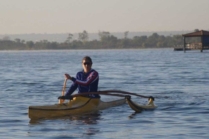 12/07/2023 Credito: Ed Alves/CB/DA.Press. Esportes. Vanessa Veloso Soares. Tri Campeã Brasiliera - Bi Panamericana de Canoage. Treina no Lago Paranoá. - (crédito: Ed Alves/CB/DA.Press) 12/07/2023 Credito: Ed Alves/CB/DA.Press. Esportes. Vanessa Veloso Soares. Tri Campeã Brasiliera - Bi Panamericana de Canoage. Treina no Lago Paranoá. - (crédito: Ed Alves/CB/DA.Press)