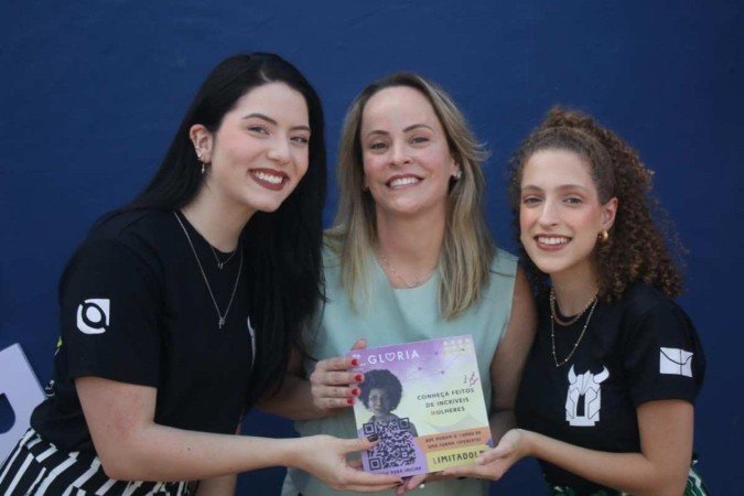 Pesquisadoras da UnB lançam projeto de combate à violência de gênero com auxílio de inteligência artificial. (Da esq. p/ dir.: Maria Abritta, Cristina Castro e Sabrina Berno. - (crédito: Lara Costa) Pesquisadoras da UnB lançam projeto de combate à violência de gênero com auxílio de inteligência artificial. (Da esq. p/ dir.: Maria Abritta, Cristina Castro e Sabrina Berno. - (crédito: Lara Costa)