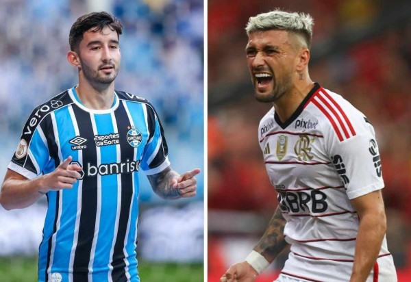 Lucas Uebel/Grêmio e Gilvan de Souza/Flamengo