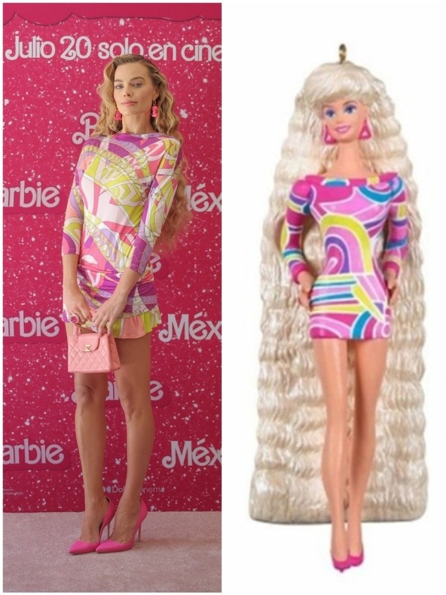 Barbie Tour. Os vestidos de Margot Robbie saídos do guarda-roupa da boneca  mais famosa - Tendências - Máxima