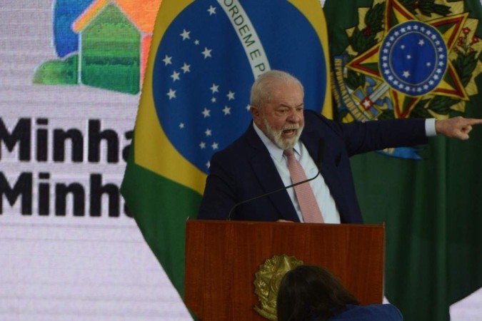 13/07/2023 Crédito: Marcelo Ferreira/CB/D.A Press. Brasil. Brasilia - DF - Palácio do Planalto, lançamento do programa Minha Casa, Minha Vida, com a presença do presidente Luis Inácio Lula da Slva. - (crédito: Marcelo Ferreira/CB/D.A Press) 13/07/2023 Crédito: Marcelo Ferreira/CB/D.A Press. Brasil. Brasilia - DF - Palácio do Planalto, lançamento do programa Minha Casa, Minha Vida, com a presença do presidente Luis Inácio Lula da Slva. - (crédito: Marcelo Ferreira/CB/D.A Press)