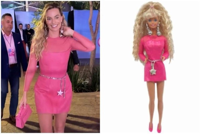 Barbie: veja looks de Margot Robbie na turnê de divulgação do filme