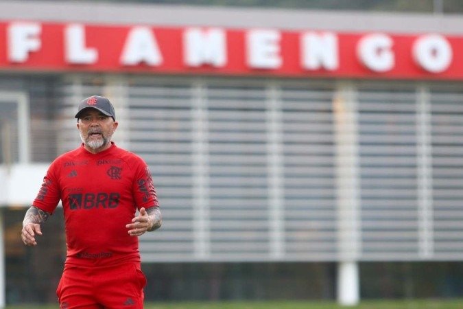 Flamengo decide que manterá Sampaoli no comando do time -  (crédito: Gilvan de Souza/Flamengo)