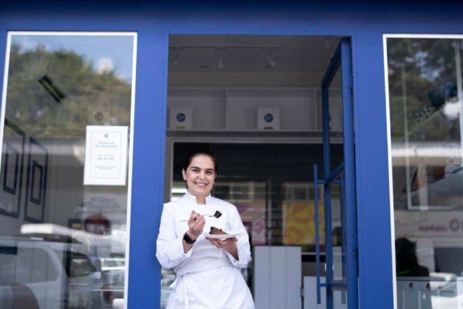 Confeiteira Cecília de Araújo, da Cozinha Alice - (crédito: Maria Victória Ferraz) Confeiteira Cecília de Araújo, da Cozinha Alice - (crédito: Maria Victória Ferraz)