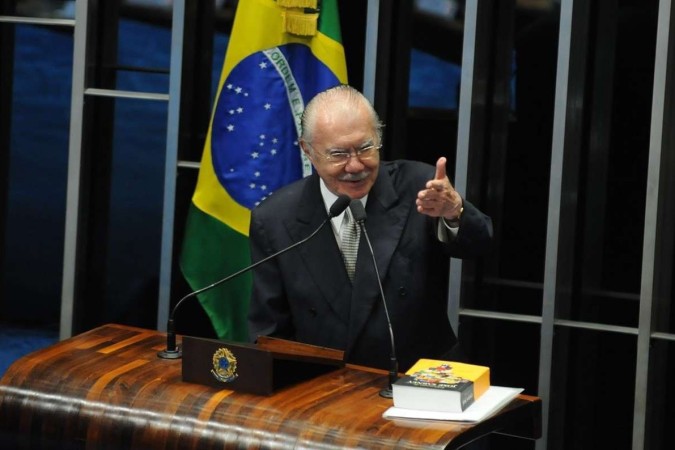 Ex-presidente José Sarney     -  (crédito: Fabio Rodrigues Pozzebom/Agência Brasil)