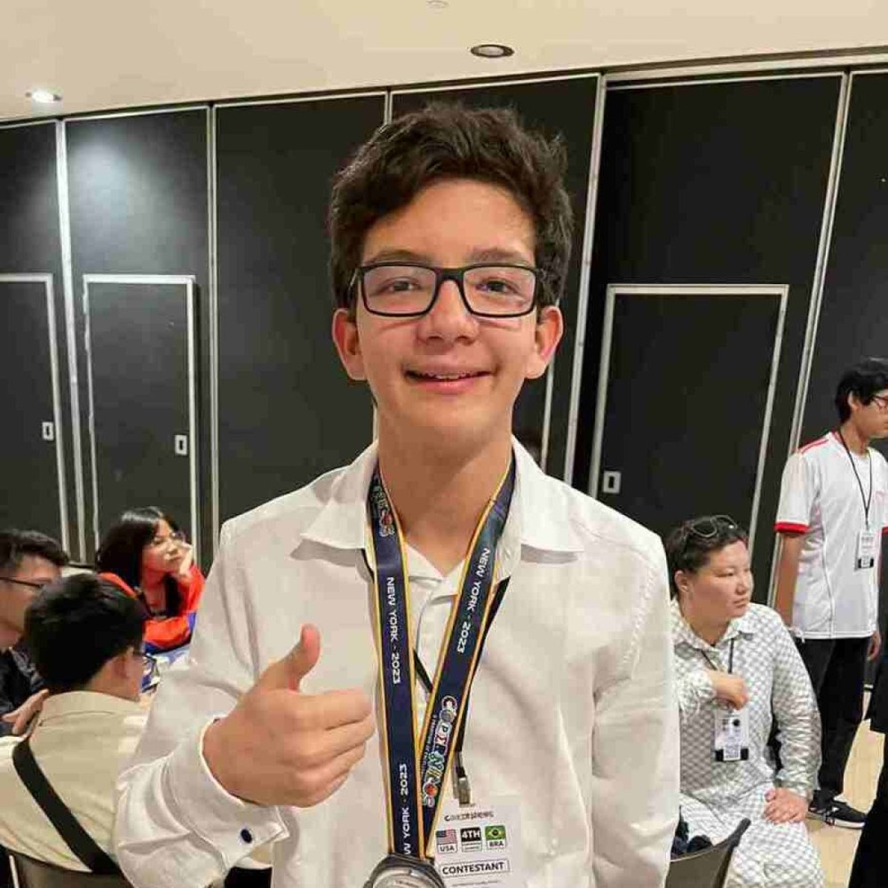 Enxadrista conquista medalha de prata no Brasileiro Escolar