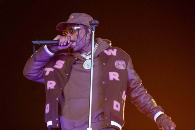 Travis Scott se apresentará no Palco Mundo do Rock in Rio em 13 de setembro -  (crédito: Suzanne Cordeiro/AFP)