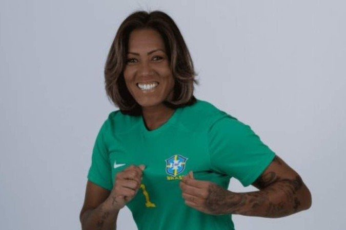Aos 34 anos, Bárbara Micheline jogará a Copa do Mundo pela quinta vez
- (crédito: Reprodução/ Thais Magalhães/CBF) Aos 34 anos, Bárbara Micheline jogará a Copa do Mundo pela quinta vez
- (crédito: Reprodução/ Thais Magalhães/CBF)