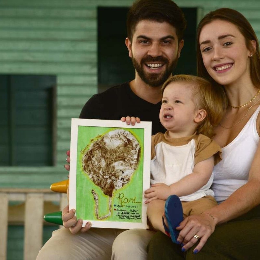 Quadro A Vida é uma Coleção de Momentos