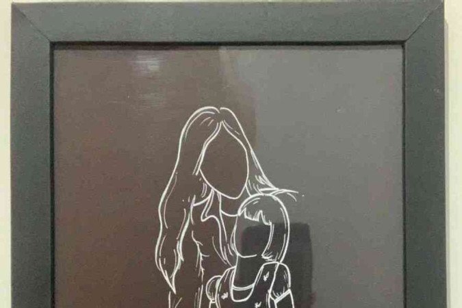 O quadro foi entregue para a tia meses antes de ela falecer