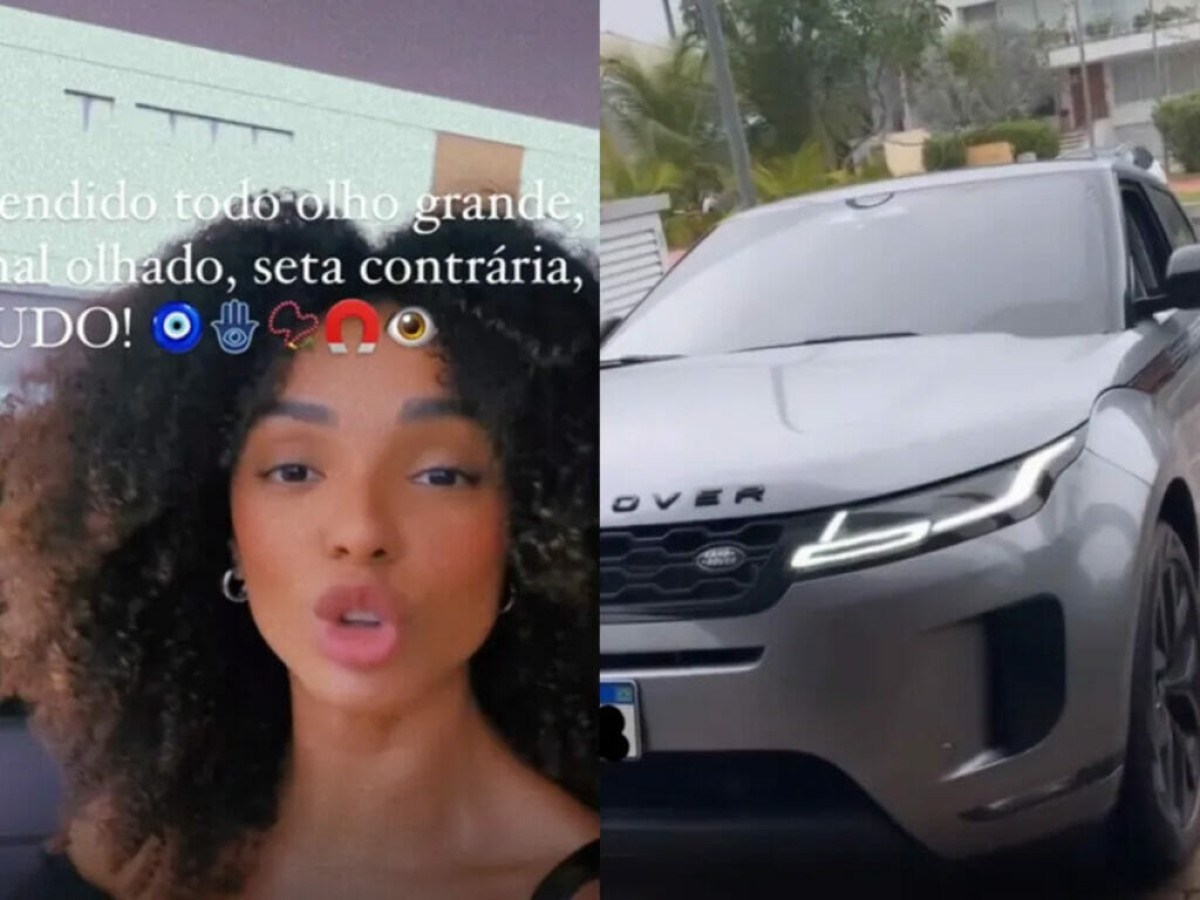 Brunna Gonçalves ganha carro de luxo de Ludmilla e repreende mau olhado