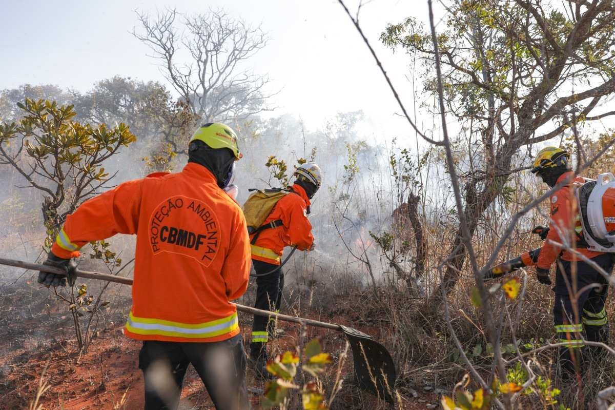 DF emite alerta para queimadas até o fim do período de seca na região