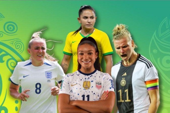 Especialistas e estatísticas apontam seleções favoritas na Copa do Mundo de futebol feminino de 2023 - (crédito: BBC) Especialistas e estatísticas apontam seleções favoritas na Copa do Mundo de futebol feminino de 2023 - (crédito: BBC)