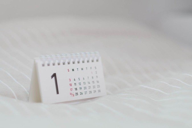 Calendário - (crédito: Reprodução/Unsplash) Calendário - (crédito: Reprodução/Unsplash)