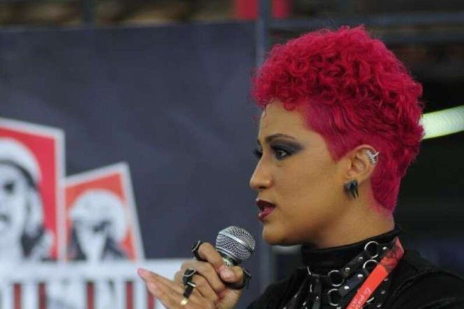  21/07/2023. Crédito: Minervino Júnior/CB/D.A Press. Brasil.  Brasilia - DF. Capital Moto Week. Correio Talks inovação e empreendedorisno na Moda. Ana Carolina empresária Atelier do rock.