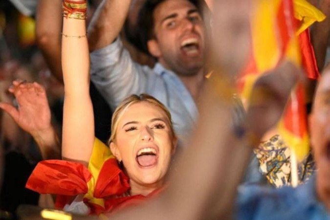 A noite de 23 de julho foi cheia de emoções na Espanha - (crédito: Getty Images) A noite de 23 de julho foi cheia de emoções na Espanha - (crédito: Getty Images)