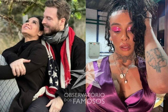 Maíra Cardi e Thiago Nigro e Linn da Quebrada - (crédito: Reprodução/Instagram) Maíra Cardi e Thiago Nigro e Linn da Quebrada - (crédito: Reprodução/Instagram)