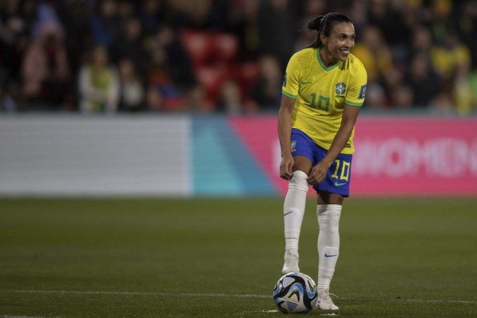 Marta vive a experiência da sexta Copa do Mundo da carreira - (crédito: Thais Magalhães/CBF) Marta vive a experiência da sexta Copa do Mundo da carreira - (crédito: Thais Magalhães/CBF)