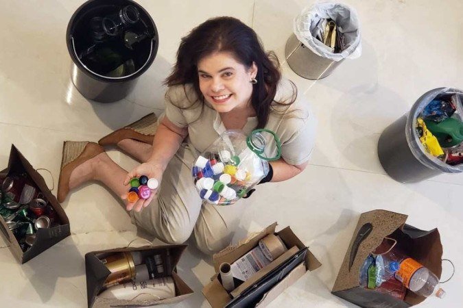  Letícia e Débora aderiram a reutilização de insumos e com isso beneficiam a si e à indústria
