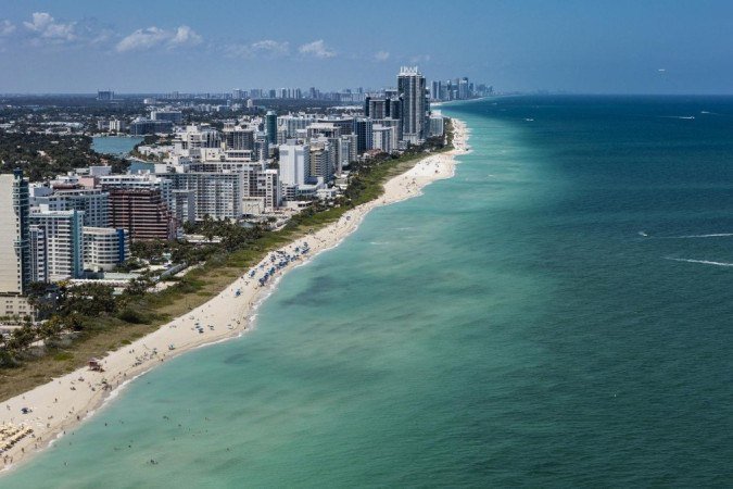 Temperaturas da água na Flórida subiram em junho - (crédito: Getty Images) Temperaturas da água na Flórida subiram em junho - (crédito: Getty Images)