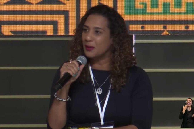 Anielle Franco comentou morte da irmã em evento na Colômbia nesta terça-feira (25/7) - (crédito: Reprodução) Anielle Franco comentou morte da irmã em evento na Colômbia nesta terça-feira (25/7) - (crédito: Reprodução)