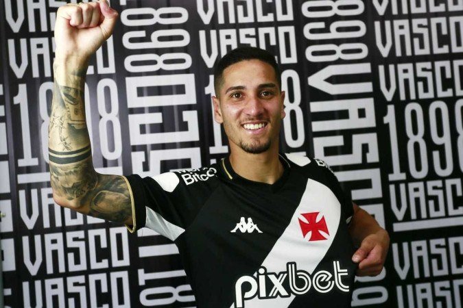 Vasco anuncia a contratação do meia Bruno Praxedes - (crédito: Daniel Ramalho/Vasco) Vasco anuncia a contratação do meia Bruno Praxedes - (crédito: Daniel Ramalho/Vasco)