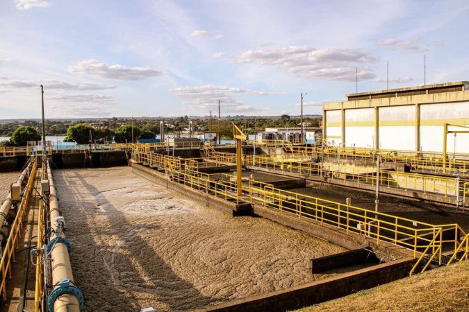 Estação de Tratamento de Esgoto de Brasília -  (crédito:  Kayo Magalhães/CB/D.A Press)